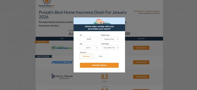HomeProtectNow Home Insurance
