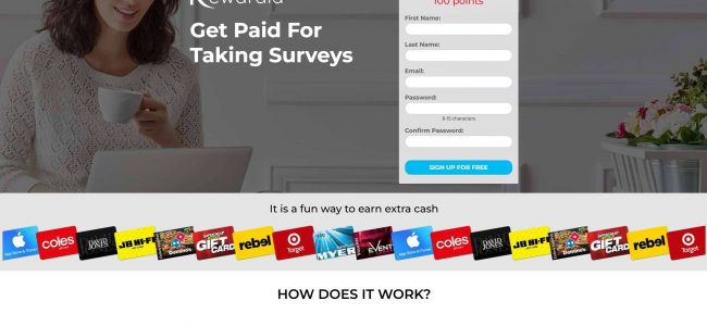 rewardia survey australia display banner